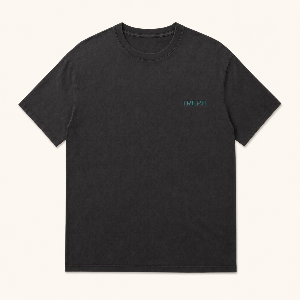 The Heavy Faded Tee — Faded Black