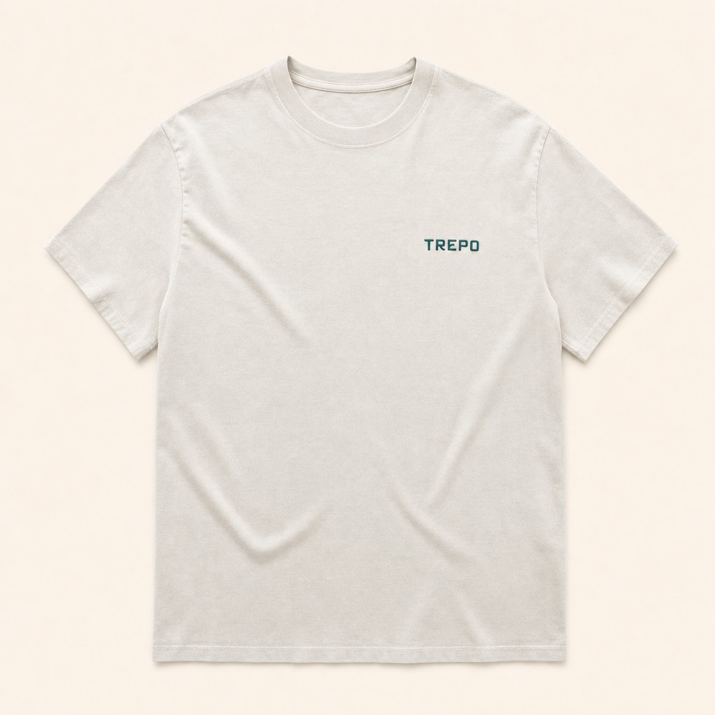 The Heavy Faded Tee — Faded Bone